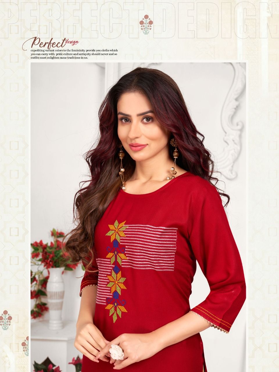 B2 Princess 1 Fancy Designer Ethnic Wear Rayon Embroidery Kurti Collection